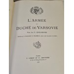 CHELMINSKI Jan - ARMIA KSIĘSTWA WARSZAWSKIEGO [L'Armee du Duche de Varsovie], 48 BARWNYCH PLANSZ K tomu nový výtisk polského překladu francouzského vydání (v menším formátu).