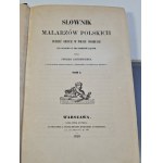 RASTAWIECKI Edward, PIWARSKI Jan Feliks - SŁOWNIK MALARZÓW POLSKICH KOMPLET RYCIN!