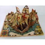 COLUMBUS SHIP SANTA MARIA BOOK FOLD OUT CUBASTA