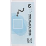 Audio chronicle (3 CDs) and program book of the 62nd Edition of the Warsaw Autumn International Festival of Contemporary Music, 2019.