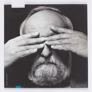 An album with a wrapper issued by the Polish Postal Service on the occasion of Krzysztof Penderecki's 80th birthday with stamps and an envelope dedicated to the composer.