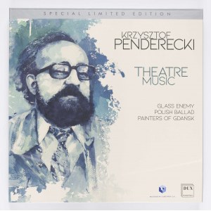 Eine Vinyl-Schallplatte mit Musik von Krzysztof Penderecki, die von DUX anlässlich des 85. Geburtstags von Krzysztof Penderecki veröffentlicht wurde (Sammleredition).