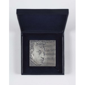Medal for the Chopin Year in honor of the 200th anniversary of the birth of Fryderyk Chopin (silver medal (2010) complete with the book Chopiniana from the collection of the Historical and Literary Society / Polish Library in Paris).