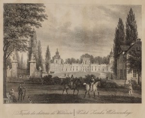 VIEW OF WILANOWSKI CASTLE, before 1838