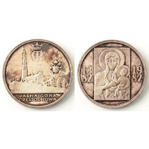 Medaille, 600 JAHRE BILD DER MADONNA AUF DEM JASNÁ HÜGEL, 1982