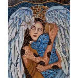 Beata Puskarczyk, In the Embrace of an Angel, 2022