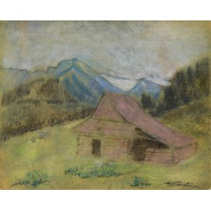 Wladyslaw SERAFIN (1905-1988), Shack on the mountain pasture