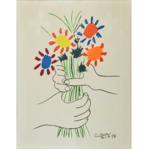 Pablo PICASSO (1881 - 1973), Blumen, 1958