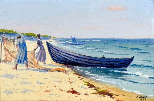 Soter JAXA-MAŁACHOWSKI (1867-1952), Nad Bałtykiem, 1927