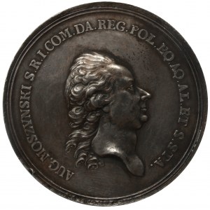 Medal autorstwa Fryderyka Comstadiusa poświęcony Augustowi hrabiemu Moszyńskiemu