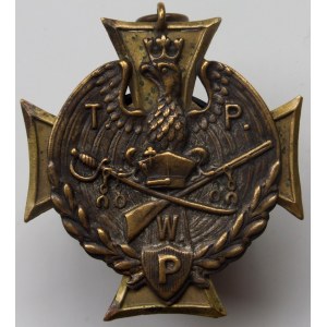 odznaka pamiątkowa Związku Towarzystw Powstańców i Wojaków Powstańców Broni Wdzięczna Wielkopolska 1918/19