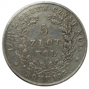 5 złotych 1831