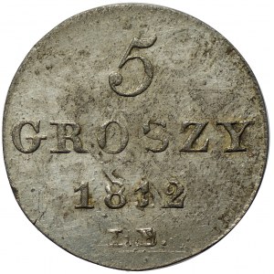 5 groszy 1812 I.B.