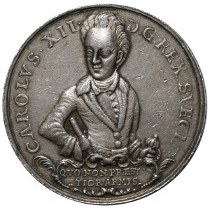 Medal 1703, Zwycięstwo nad wojskami Augusta II Mocnego w wojnie szwedzko-polskiej 