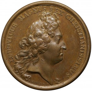 Medal sygn I. MAVGER. F. wybity w 1675 r., dla uczczenia zwycięstw króla polskiego Jana III Sobieskiego