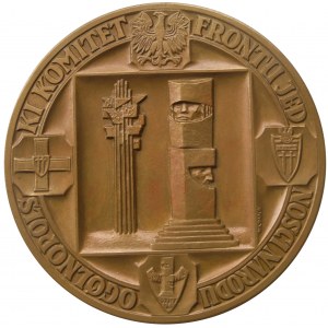 Medal autorstwa W. Kowalika na 550-lecie Bitwy pod Grunwaldem 1960