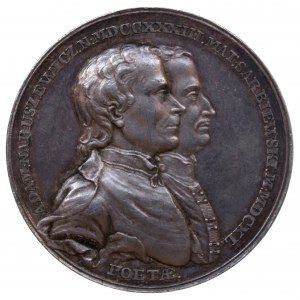 Medal Naruszewicz i Sarbiewski 1771