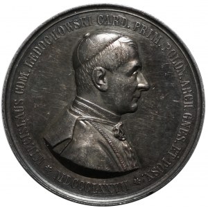 Kardynał Mieczysław Ledóchowski - medal wybity w 1877