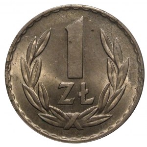 1 złoty 1949, Warszawa, miedzionikiel