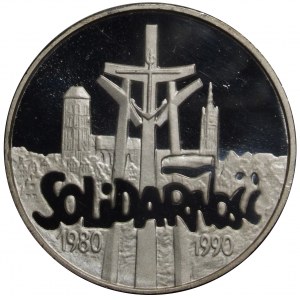 100 000 zł 1990 Solidarność (grubas)