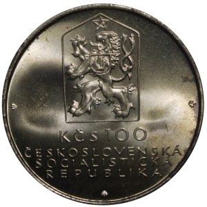 100 koron, 1982, 150 lat powozów konnych w Českich Budějovicach