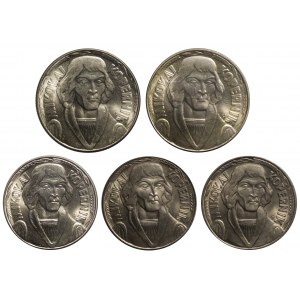 Zestaw (5 sztuk) 10 zł Kopernik 1959-1969
