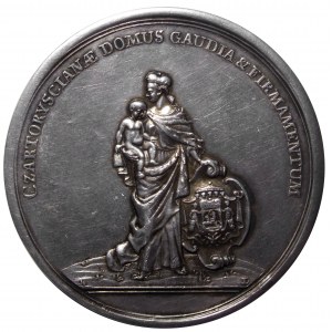 Medal z okazji chrztu Aleksandra Jerzego Czartoryskiego syna Adama Czartoryskiego w 1762