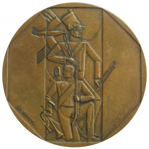 Medal na setną rocznicę powstania listopadowego projektu Stanisława Repety