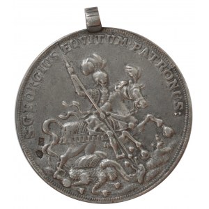Medal podróżny ze świętym Jerzym