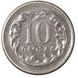 10 groszy 2010 - ODWROTKA