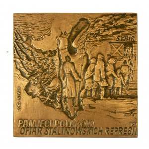 Pamětní medaile polským obětem stalinských represí, 70x70mm
