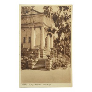 KRYNICA fragment Pawilonu Muzycznego, pocztówka wysłana 29.V.1939r.