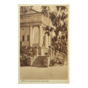 KRYNICA fragment Hudebního pavilonu, pohlednice odeslaná 29.V.1939.