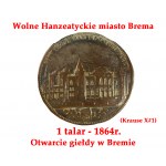 Patera z talarami wykonana dla uczczenia zjednoczenia Niemiec (1871) oraz złotych godów pary królewskiej Królestwa Saksonii - Jana Wettyna i Amelii Wittelsbach (1872) - UNIKAT!