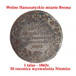 Talíř s tolary vyrobený na oslavu sjednocení Německa (1871) a zlaté svatby královského páru Saského království - Johanna Wettina a Amelie Wittelsbachové (1872) - UNIKÁT!