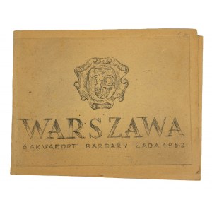 LADA Barbara - 6 etchings WARSAW, 1952.