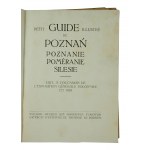 Petit guide illustre de Poznań Poznanie Pomeranie Silesie 1929 / Mały ilustrowany przewodnik po Poznaniu 1929r. z rozkładanym planem miasta