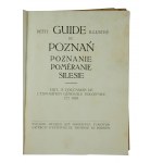 Petit guide illustre de Poznañ Pomeranie Silesie 1929 / Malý ilustrovaný sprievodca Poznaň 1929 s rozkladacím plánom mesta