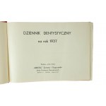 Stomatologický časopis pro rok 1937 vydávaný společností DENTAL Szrama a Kapczynski, Poznaň Skarbowa 11