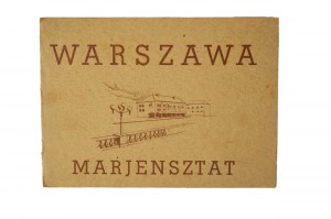 Warszawa Mariensztat, zestaw fotografii, leporello z serii 