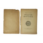 ŁUNIŃSKI Ernest - Polens historie, Kopenhagen 1917, auf Dänisch, Umschlag von Jan Bukowski