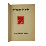 Druki XV-wieczne ze 150 ilustracjami drzeworytów, miniatur i opraw. Katalog 59 antykwariatu J. Halle z Monachium, Monachium 1926r.