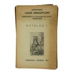 Soubor katalogů starožitnictví LAMUS HERALDIC Joachima Babeckého [zahynul během Varšavského povstání], 24 katalogů z let 1935-39.