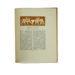 ZALESKI Zygmunt - O rzeczach błahych i wiecznych z drzeworytami Konstantego Brandla, Paryż 1929r. nakład 500 egzemplarzy numerowanych i podpisanych przez prezydium Towarzystwa, ten ma numer LV, RZADKIE