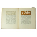 ZALESKI Zygmunt - On trivial and eternal things with woodcuts by Konstanty Brandl, Paris 1929, edition of 500 pieces numbered and signed by the Society's presidium, this one is numbered LV, RARE