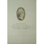 Kateřina II. jako Minerva [bohyně umění a remyosla] podle Marie Fjodorovny [1759-1828], poprvé provedeno 1789, f. 13,5 x 17,5 cm