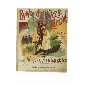 Bywaj dziewczę zdrowa by Wiktor Zientarski, skladba pre klavír vo forme fantázie v jednoduchom štýle