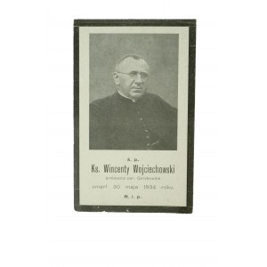Přesýpací hodiny P. Wincenty Wojciechowski, farář v Gorzkowicích v letech 1930-34