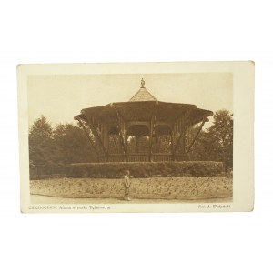 CIECHOCINEK Gazebo im Park des Gradierwerks, Foto: J. Wołyński, vor 1939, unzirkuliert