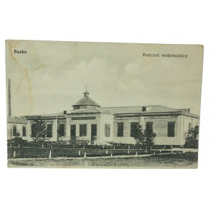 BUSKO Waterworks building, postal circulation, 1947.